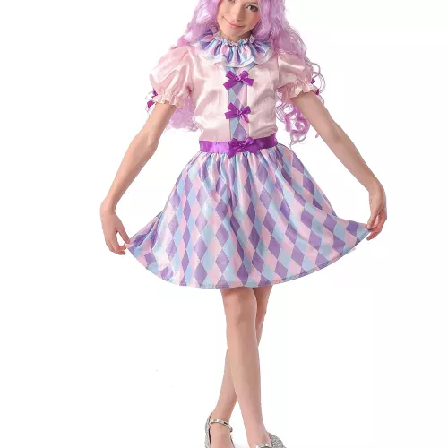 Photo du produit Déguisement arlequine pastel fille