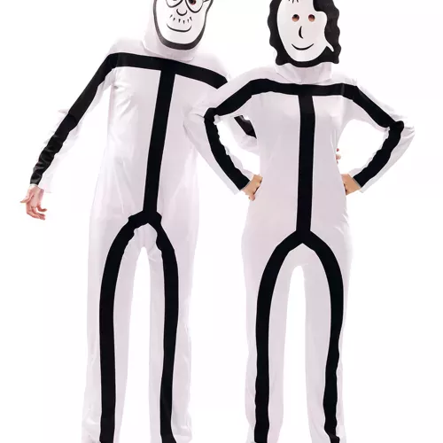 Photo du produit Déguisement avec masques Stickman adulte