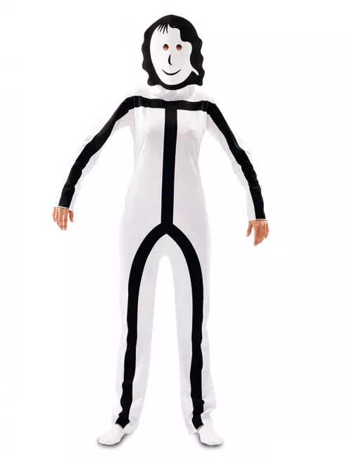 Photo du produit Déguisement avec masques Stickman adulte