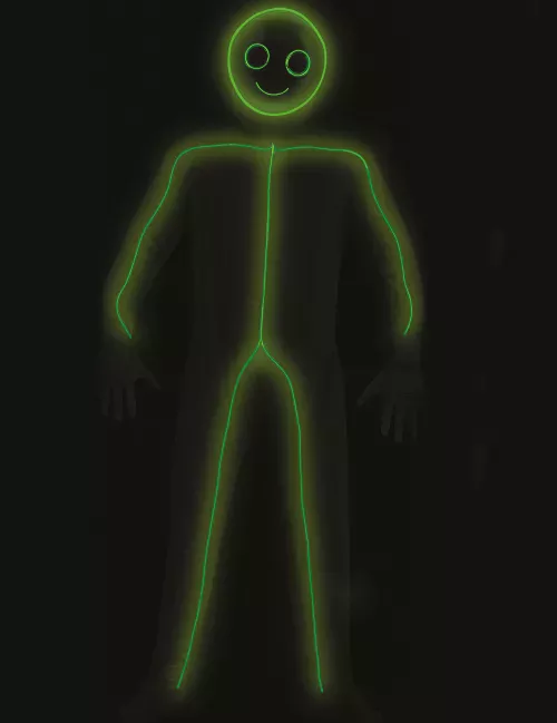Photo du produit Déguisement bonhomme led adulte