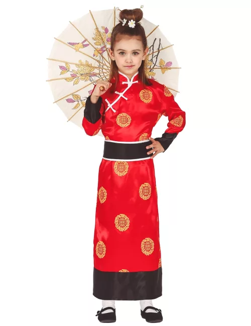 Photo du produit Déguisement chinoise rouge fille