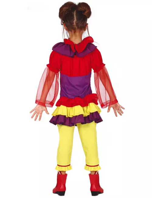 Photo du produit Déguisement clown maléfique multicolore fille