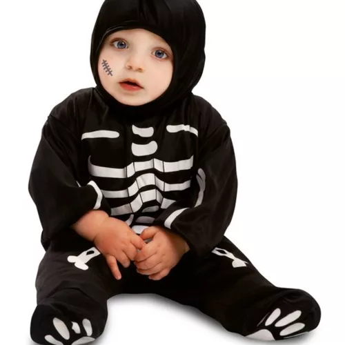 Photo du produit Déguisement combinaison petit squelette noir bébé