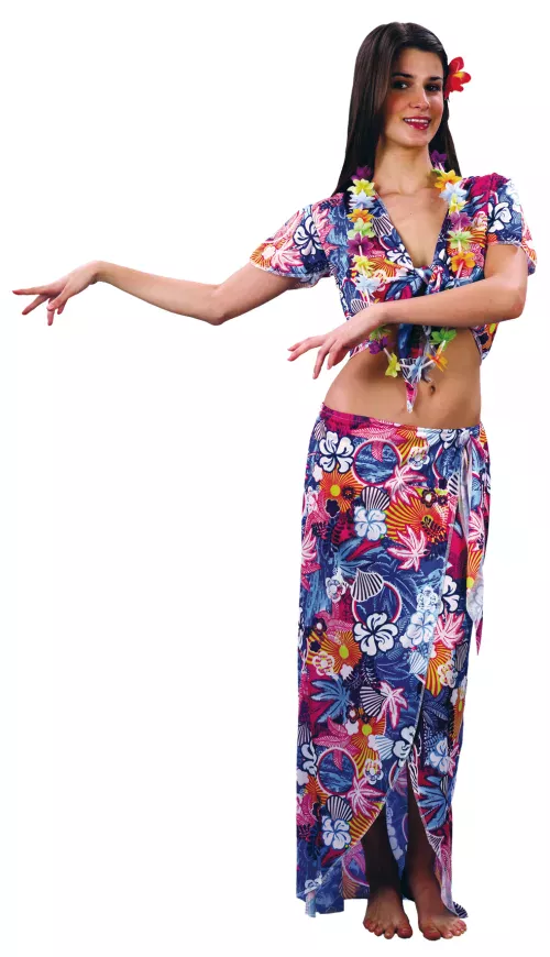 Photo du produit Déguisement touriste hawaïenne femme