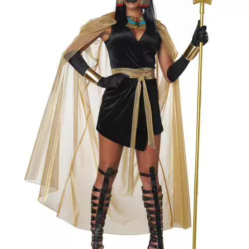 Photo du produit Déguisement déesse féline de l'Egypte luxe femme