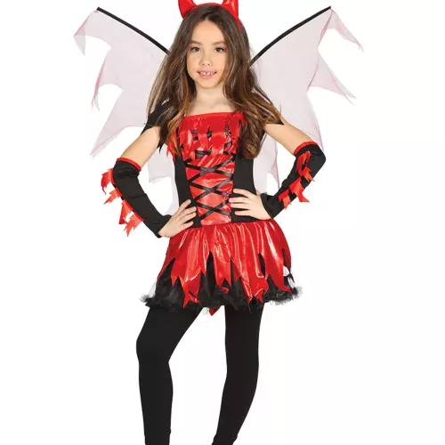 Photo du produit Déguisement diablesse avec ailes fille