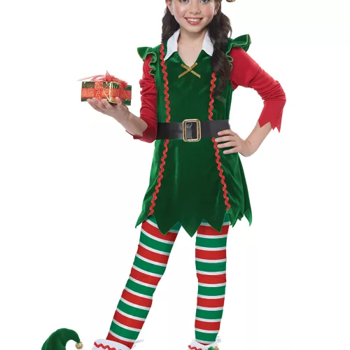 Photo du produit Déguisement elfe de Noël luxe fille