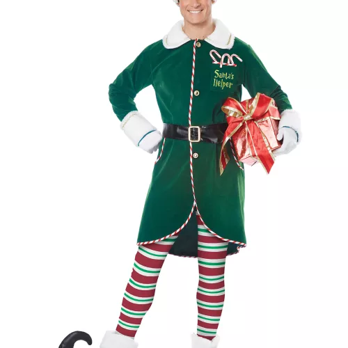 Photo du produit Déguisement elfe du père Noel luxe homme