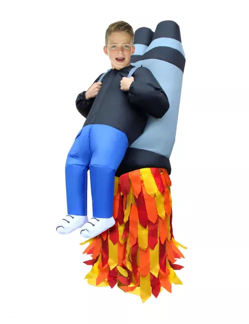 Photo du produit Déguisement gonflable enfant porté par Jet Pack Morphsuits