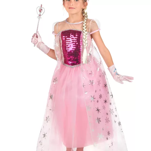 Photo du produit Déguisement et accessoires de princesse rose fille