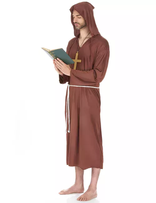 Photo du produit Déguisement moine marron clair grande taille homme