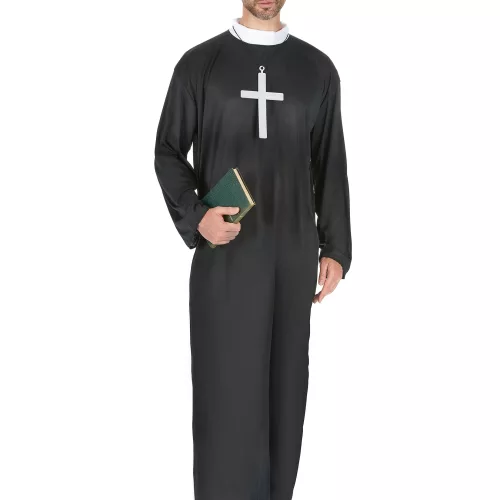 Photo du produit Déguisement prêtre grande taille homme