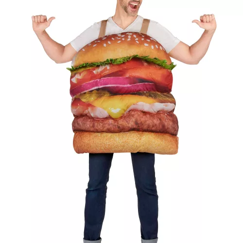 Photo du produit Déguisement hamburger réaliste adulte