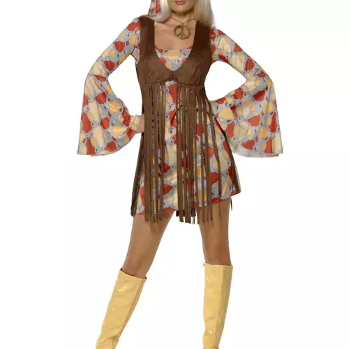 Photo du produit Déguisement hippie année 70 femme