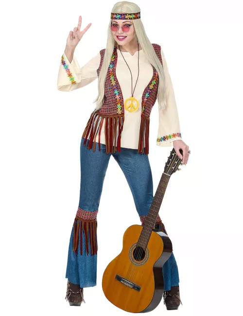 Photo du produit Déguisement hippie peace femme