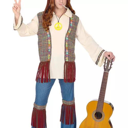 Photo du produit Déguisement hippie peace homme