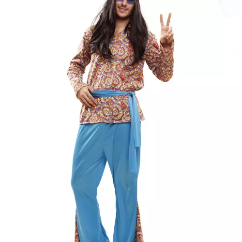 Photo du produit Déguisement hippie psychédélique homme