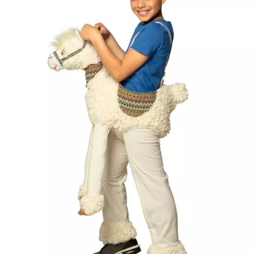 Photo du produit Déguisement à dos de lama blanc enfant