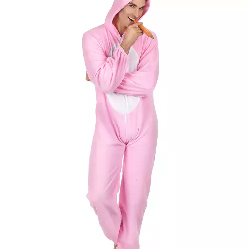 Photo du produit Déguisement lapin rose Homme