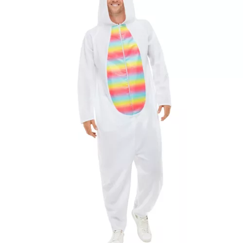 Photo du produit Déguisement licorne blanche et multicolore adulte