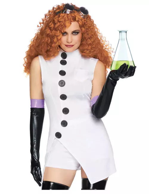 Photo du produit Déguisement luxe psycho scientifique sexy femme