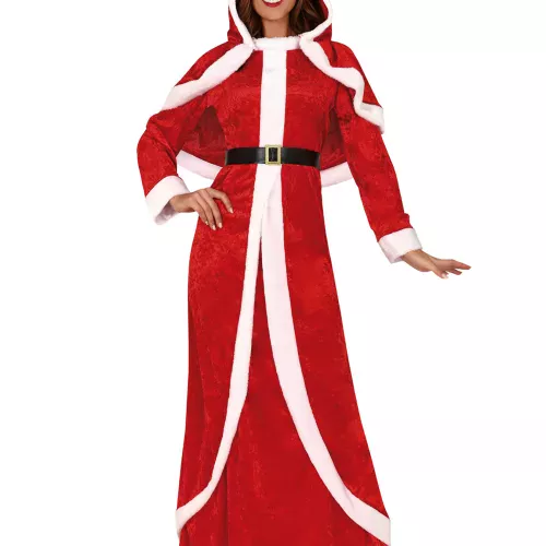Photo du produit Déguisement mère Noël robe longue femme