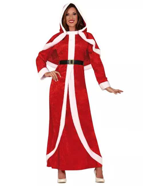 Photo du produit Déguisement mère Noël robe longue femme