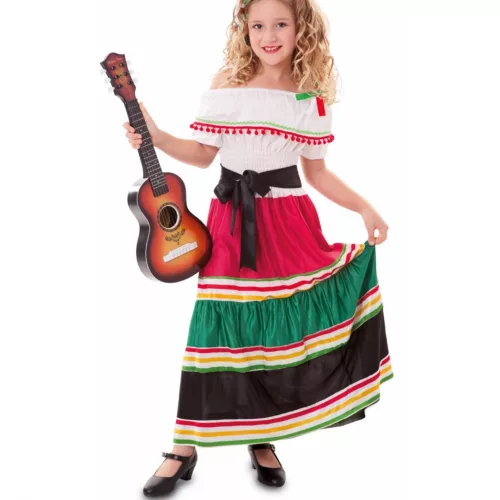 Photo du produit Déguisement mexicaine colorée fille