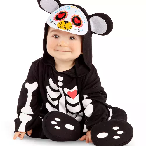 Photo du produit Déguisement mini ours Dia de los muertos bébé