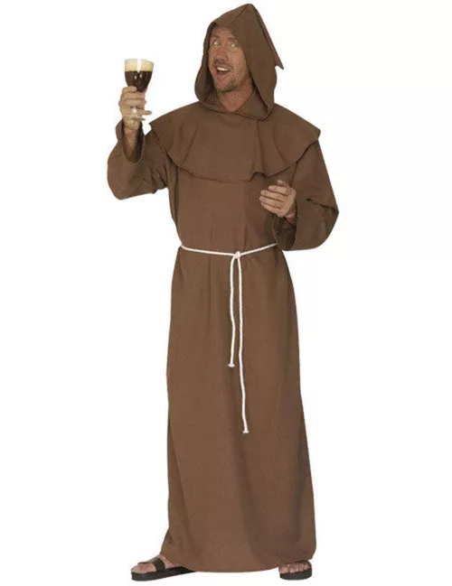 Photo du produit Déguisement moine marron homme