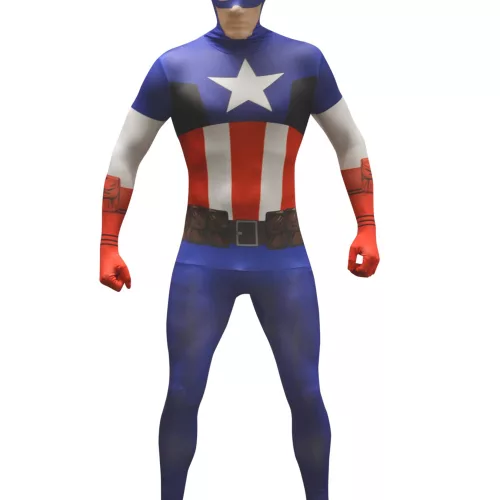Photo du produit Déguisement classique Captain America adulte Morphsuits