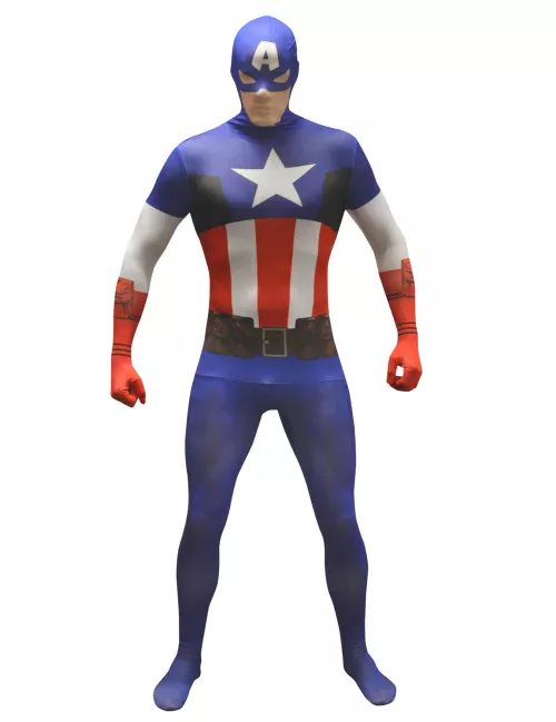 Photo du produit Déguisement classique Captain America adulte Morphsuits