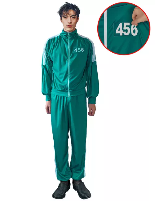 Photo du produit Déguisement participant de jeu avec numéro personnalisable adulte