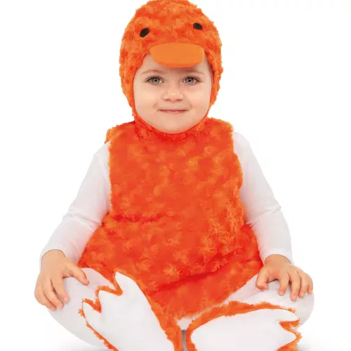 Photo du produit Déguisement petit canard peluche orange