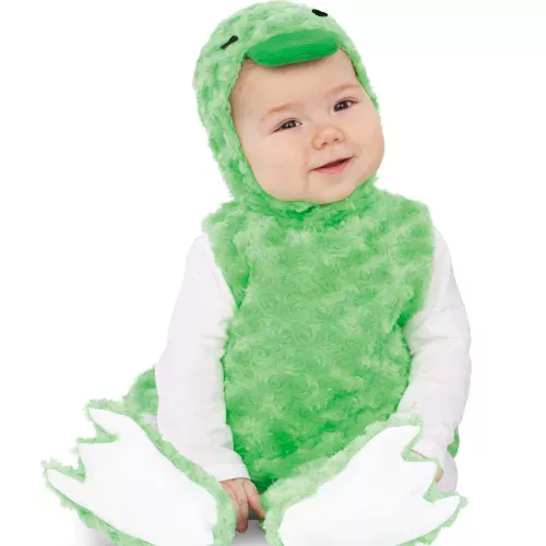 Photo du produit Déguisement petit canard peluche vert