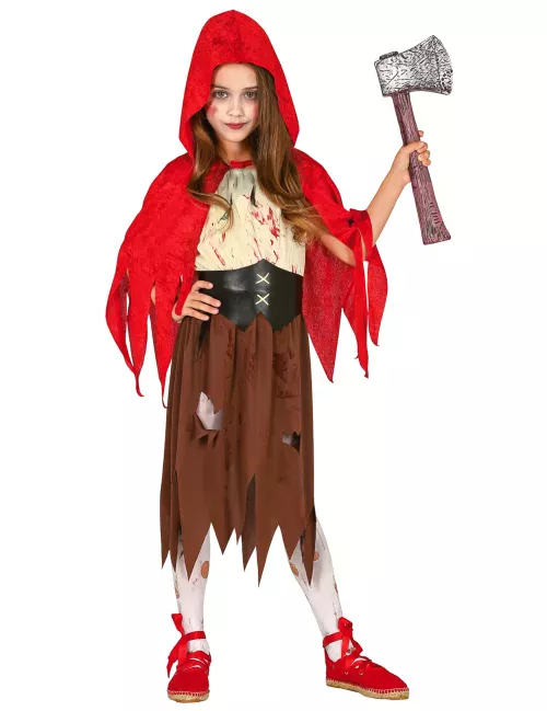 Photo du produit Déguisement petit chaperon rouge zombifié enfant