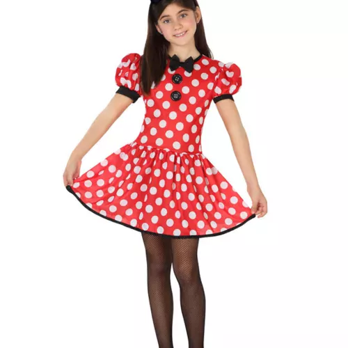 Photo du produit Déguisement miss souris à pois fille
