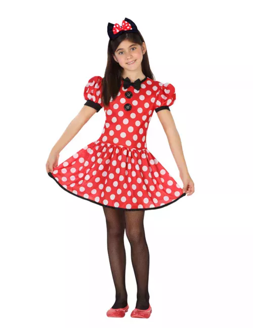 Photo du produit Déguisement miss souris à pois fille