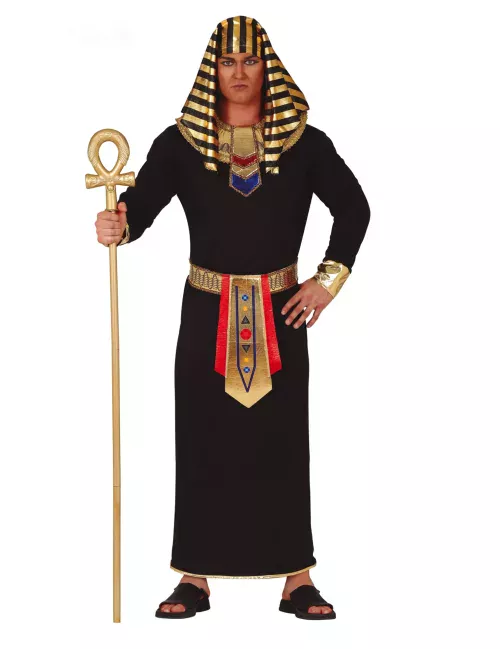 Photo du produit Déguisement pharaon noir et doré homme