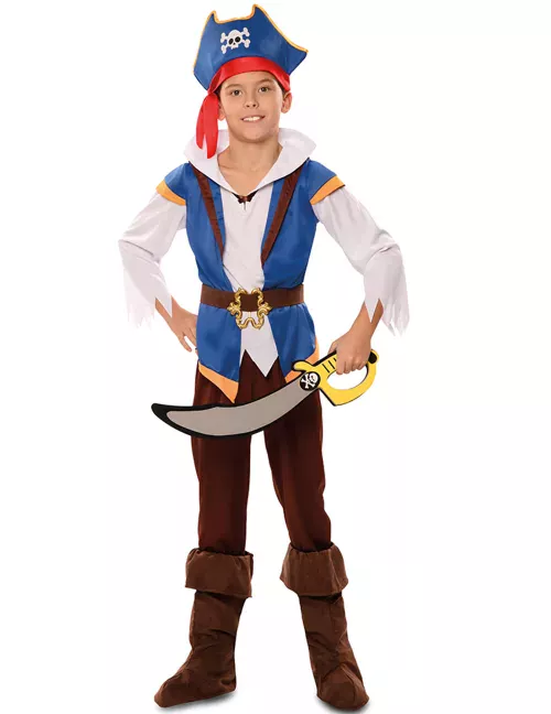 Photo du produit Déguisement pirate aventure bleu garçon