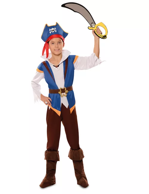 Photo du produit Déguisement pirate aventure bleu garçon