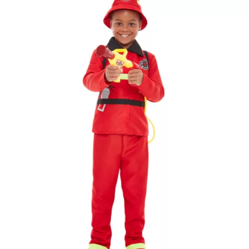 Photo du produit Déguisement pompier rouge garçon