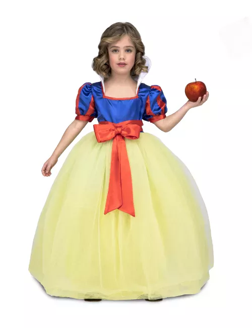 Photo du produit Déguisement princesse de bal jaune et bleu fille
