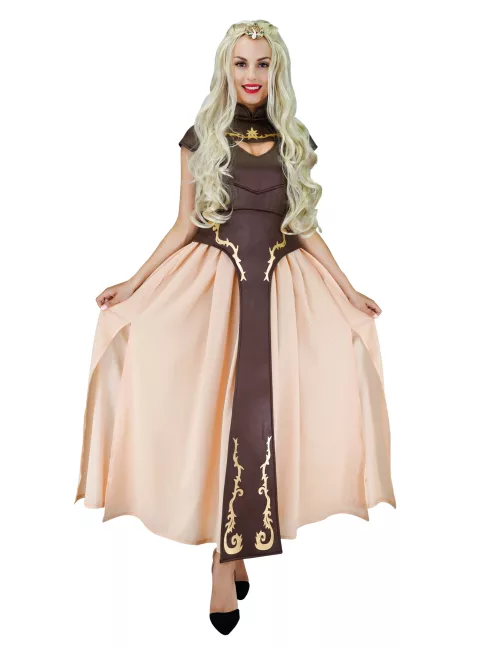 Photo du produit Déguisement princesse médiévale marron femme