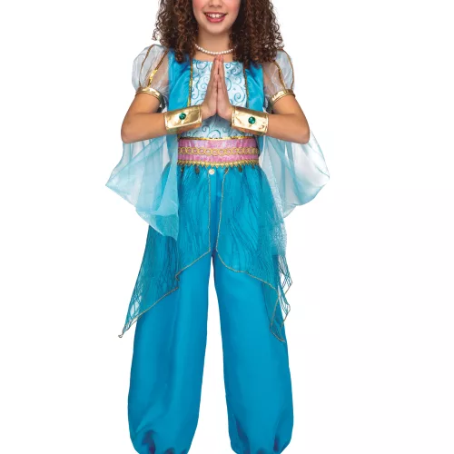 Photo du produit Déguisement princesse orientale turquoise fille