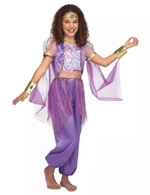 Photo du produit Déguisement princesse orientale violette fille