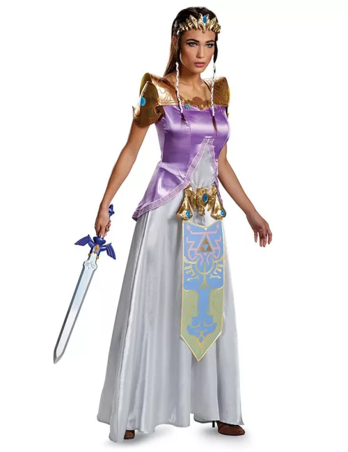 Photo du produit Déguisement princesse Zelda deluxe femme