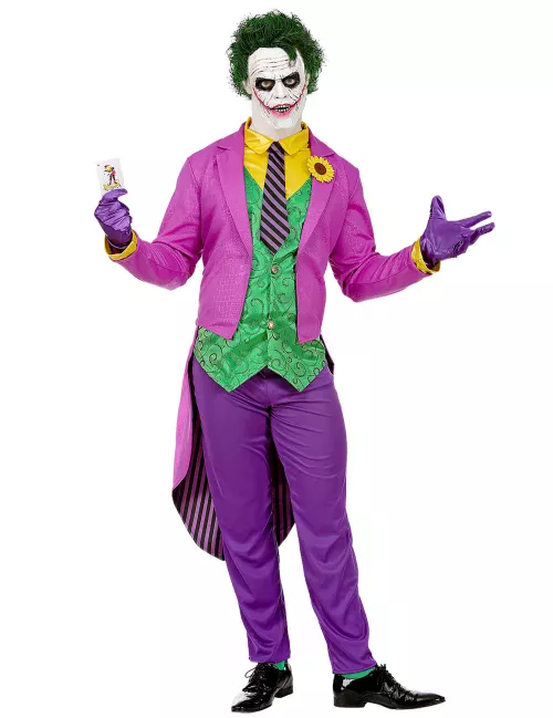 Photo du produit Déguisement psychopathe fou violet homme