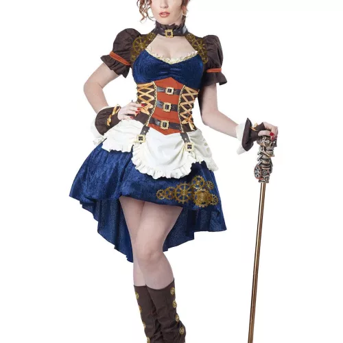 Photo du produit Déguisement rétro futuriste steampunk luxe femme