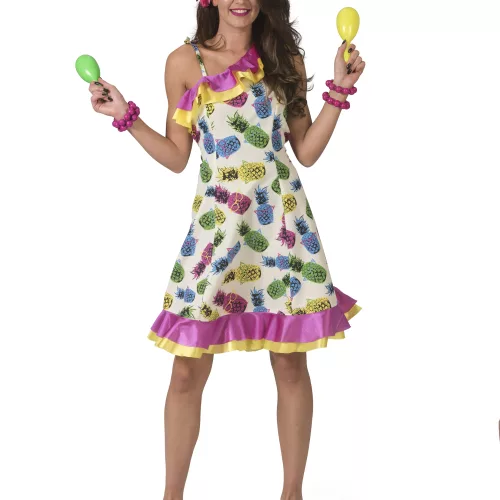 Photo du produit Déguisement robe à motif ananas femme